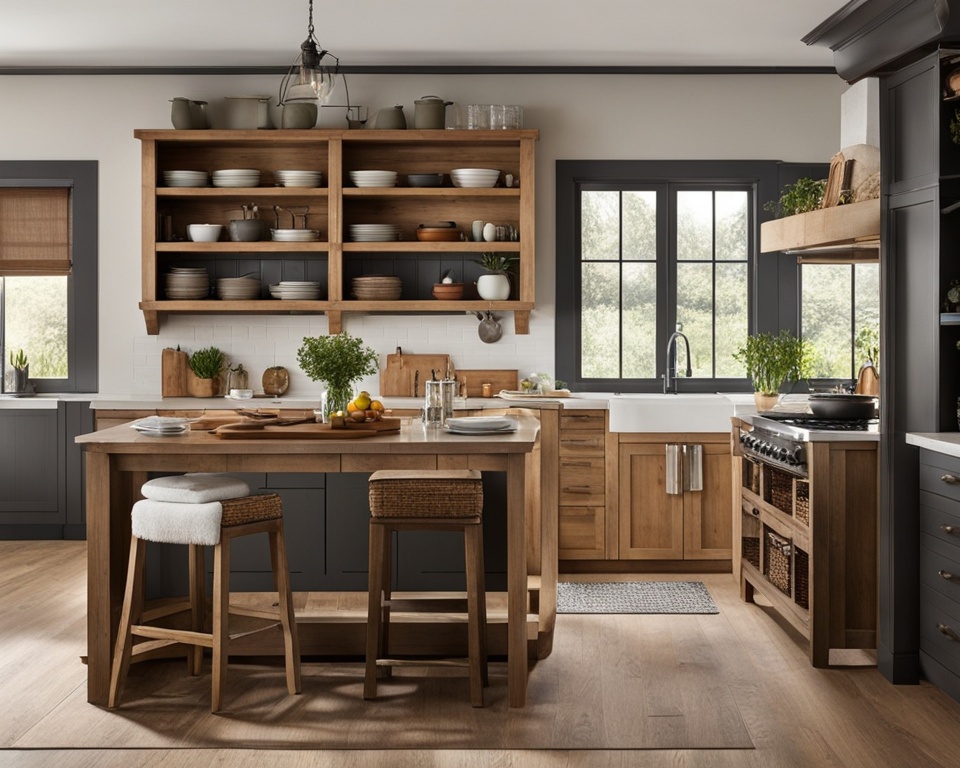 farmhouse kitchen storage