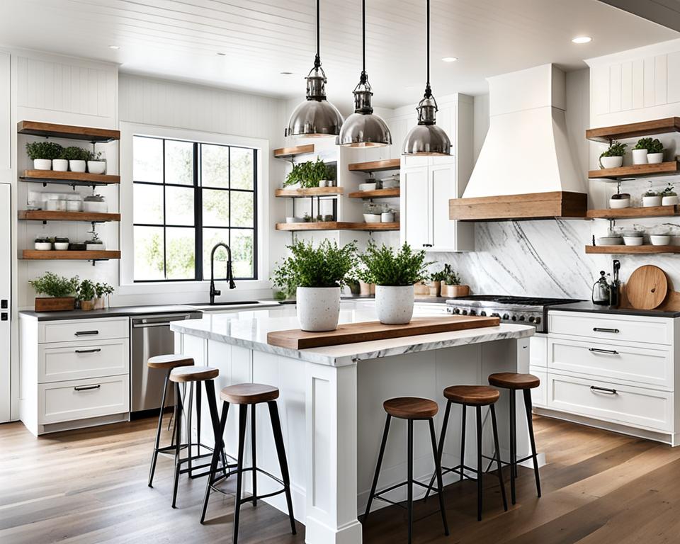 modern farmhouse kitchen design