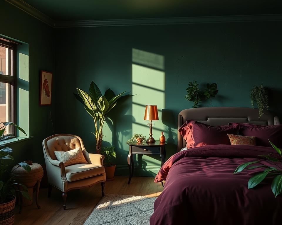 moody bedroom color palettes