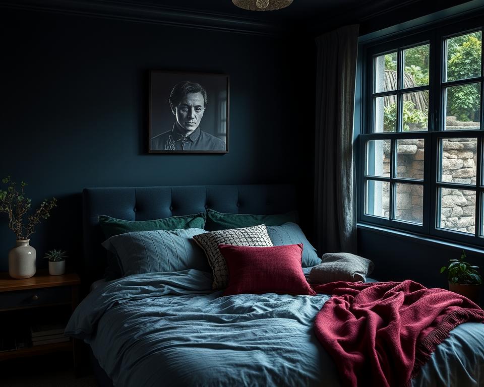 moody bedroom color palettes