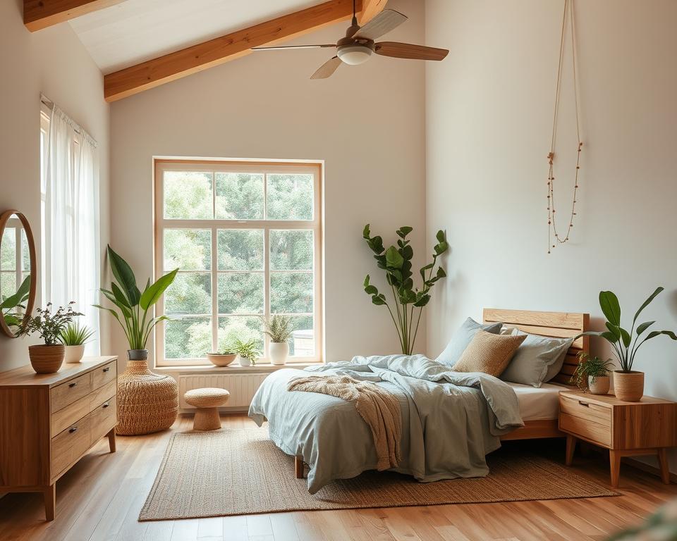 organic bedroom design