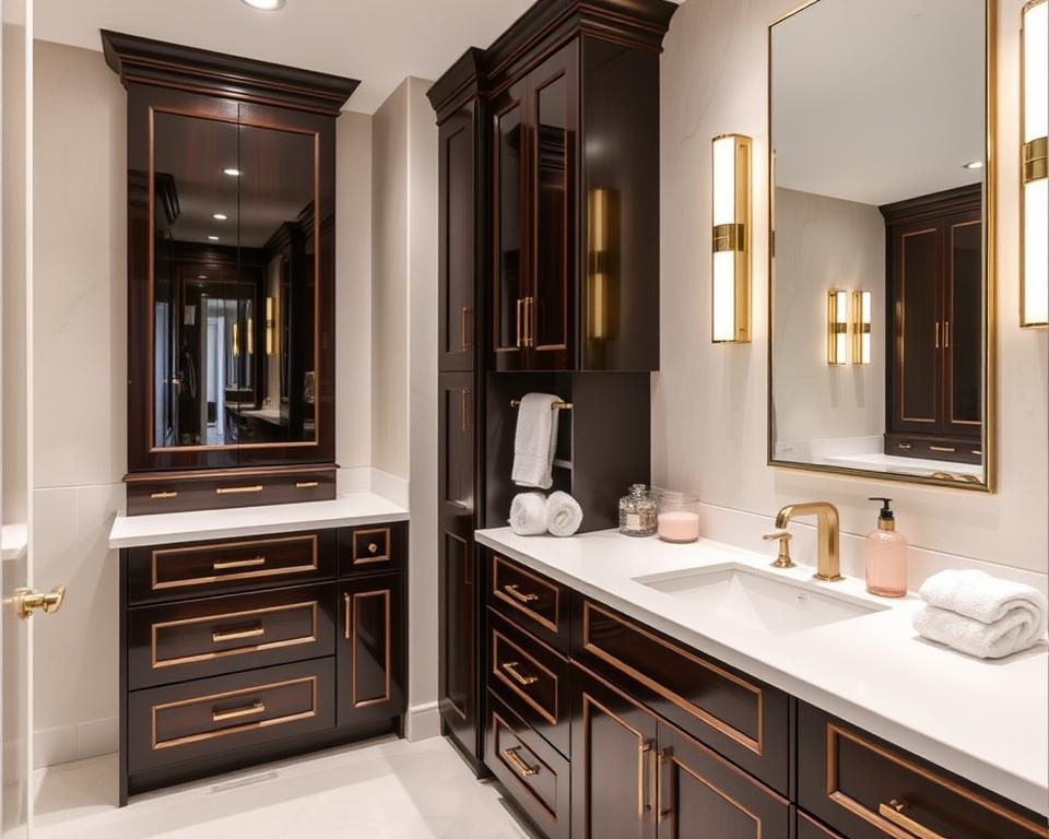 Expresso Bathroom Cabinets