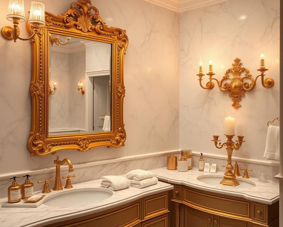 Glamour and Shine: Bathroom Decor Ideas with Gold Accents for a Luxe Look