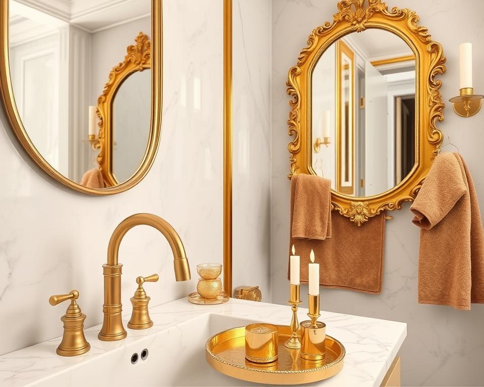 Golden Touch: Add a Luxurious Twist to Your Bathroom Decor with Gold Accents