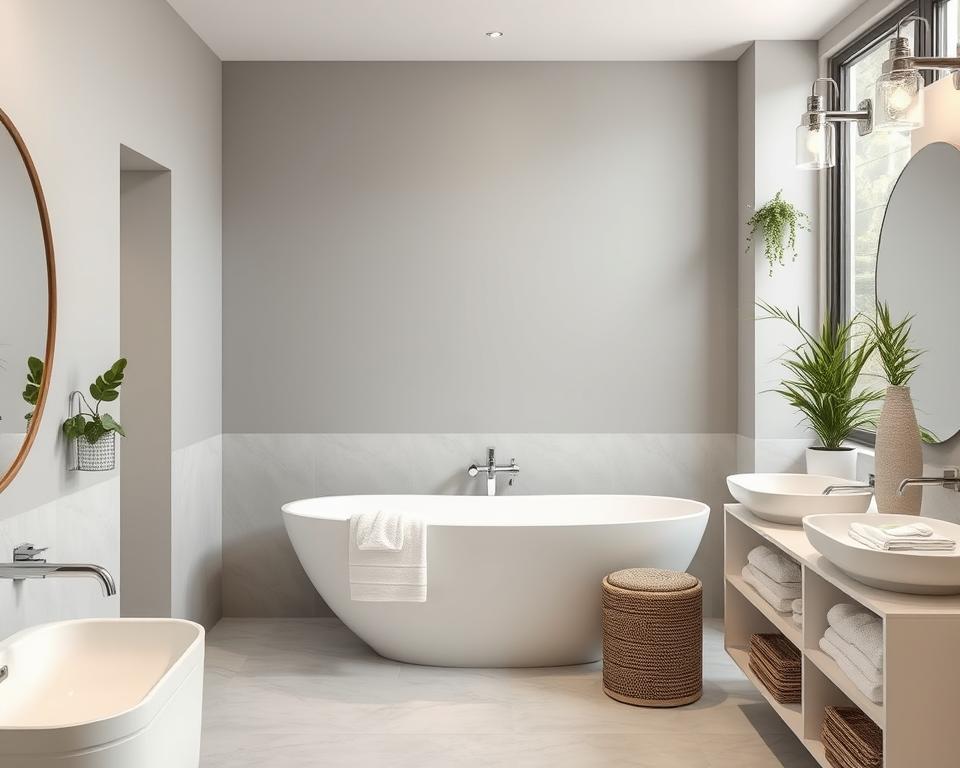 top bathroom decor gray walls