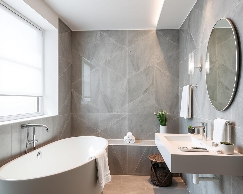 Timeless Elegance: Decorating with Grey and White for a Chic Bathroom