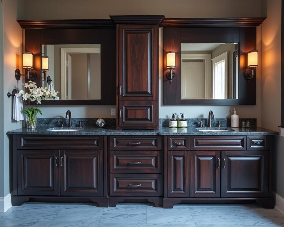 espresso bathroom cabinets