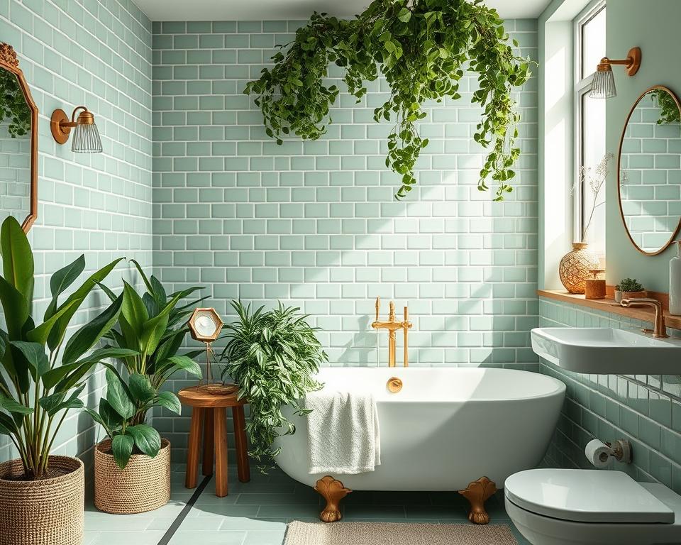 green bathroom ideas