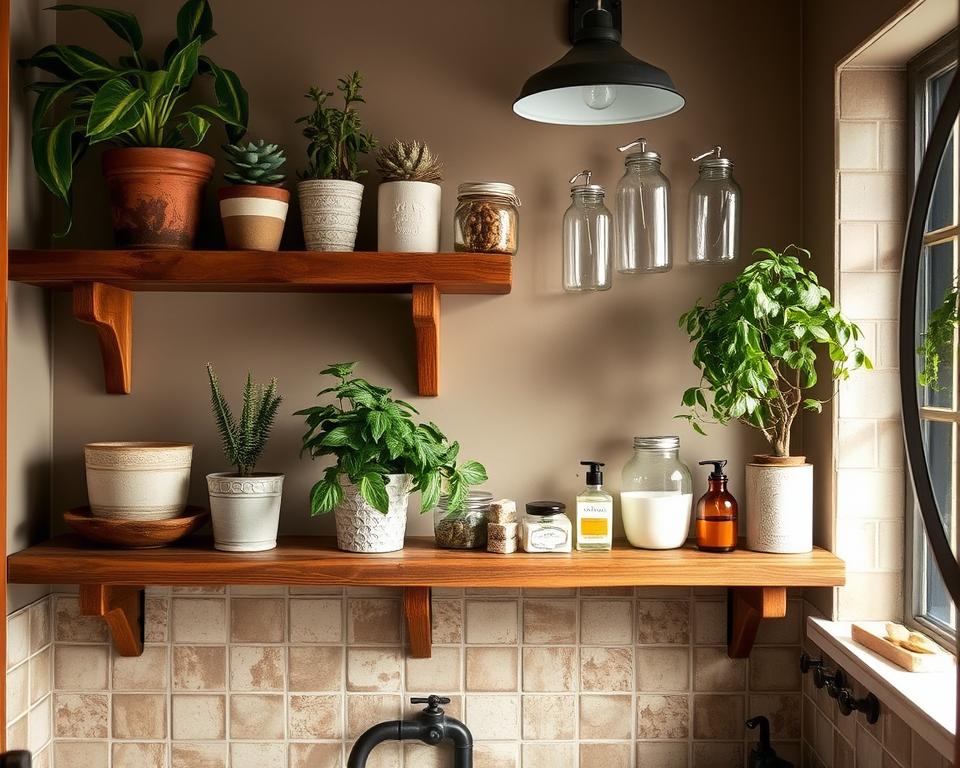 rustic bathroom decor