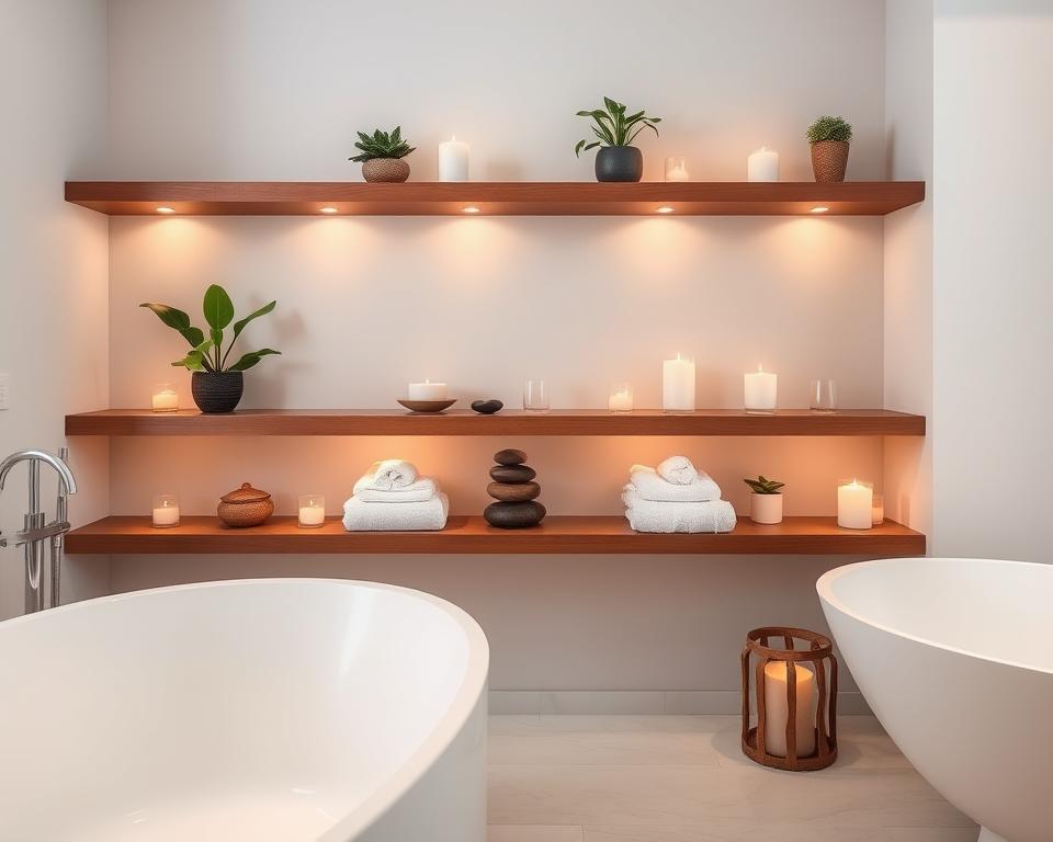 spa-inspired bathroom decor